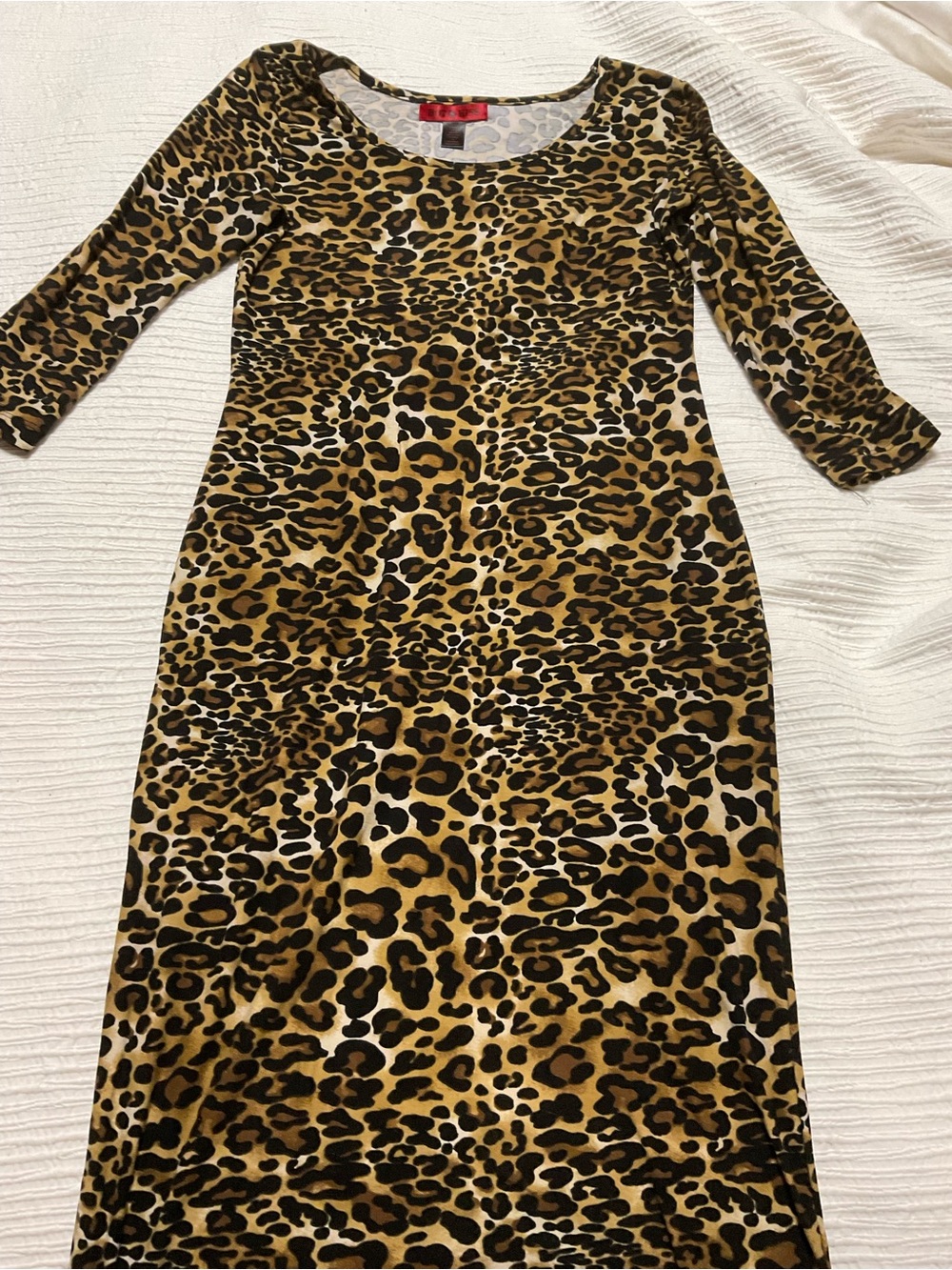 Hot Kiss Leopard-Print Maxi Dress - Brown & Black